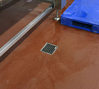 Food process Factory PU Screed Drainage Detail NCC